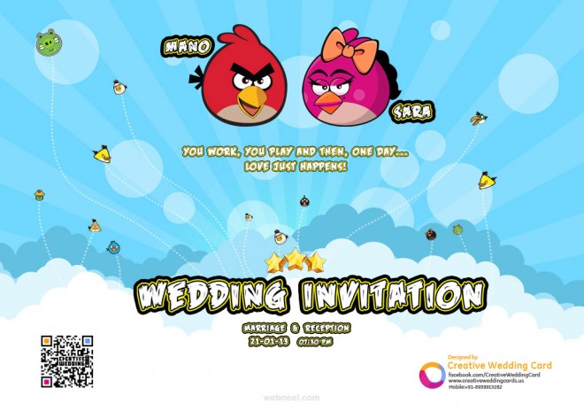 modern unique wedding invitation designs