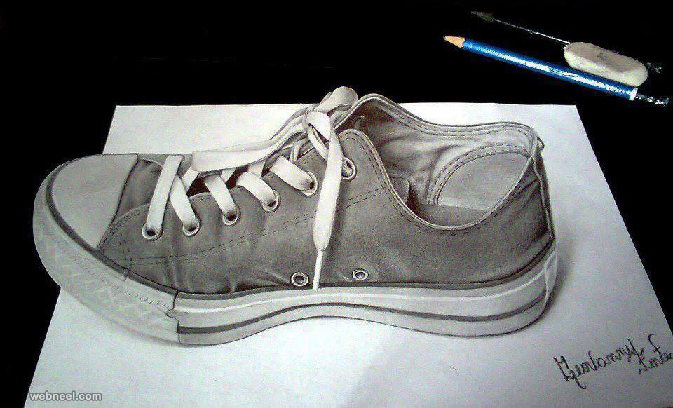 shoe 3d drawing