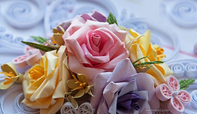 quilling roses by neli