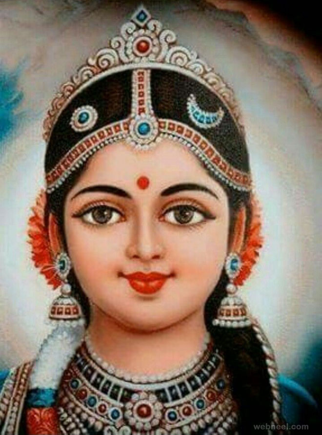 godess tanjore painting