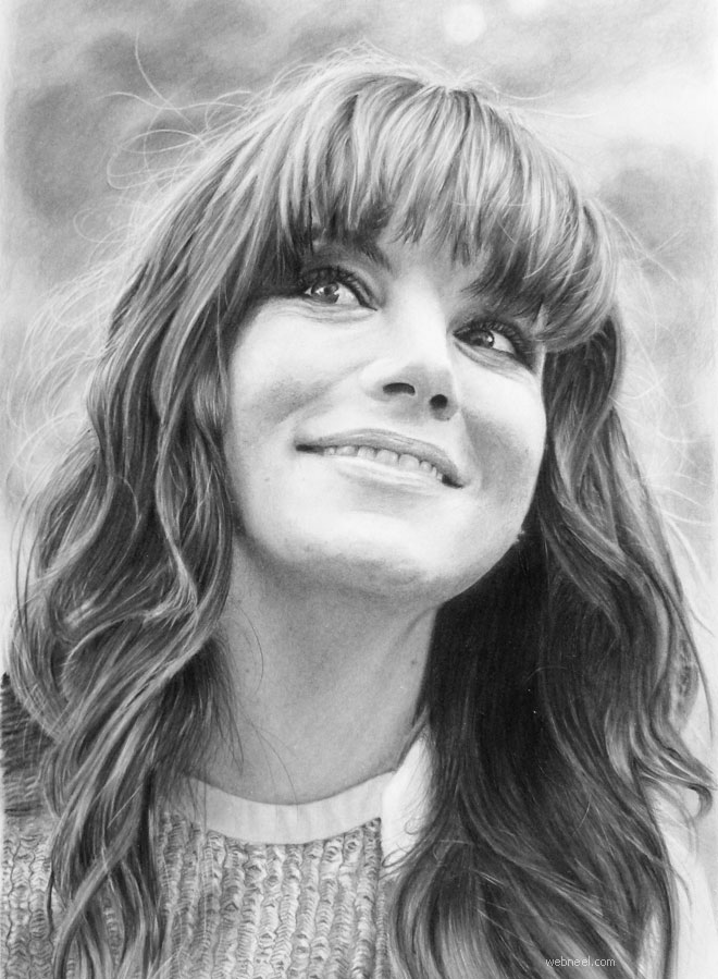 pencil drawing michelle