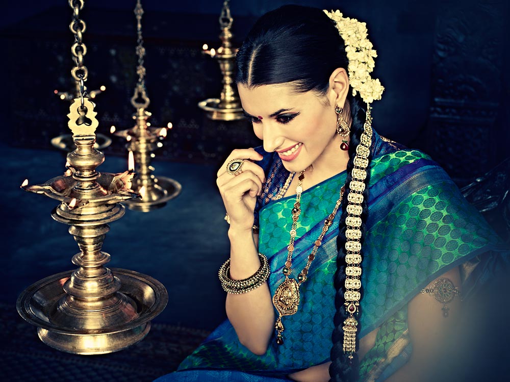 advertising photography jewellery nalli silk saris