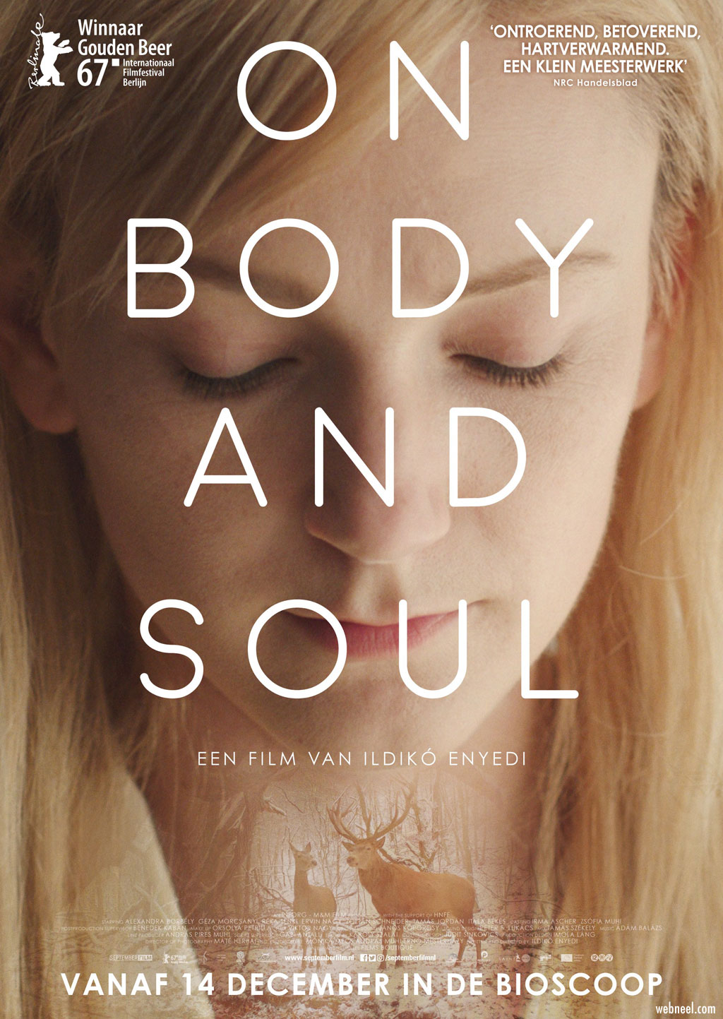 movie poster design on body soul typeface