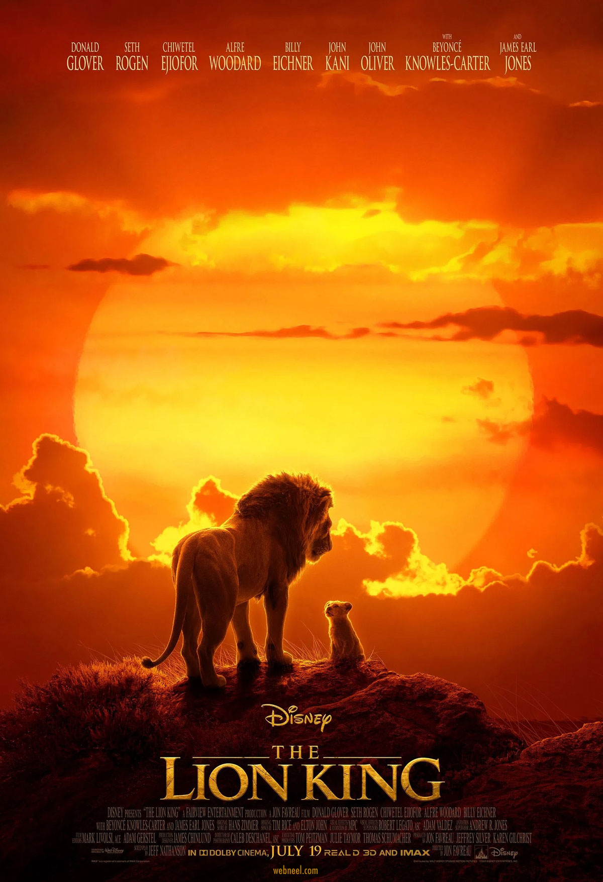movie poster design lion king color theme