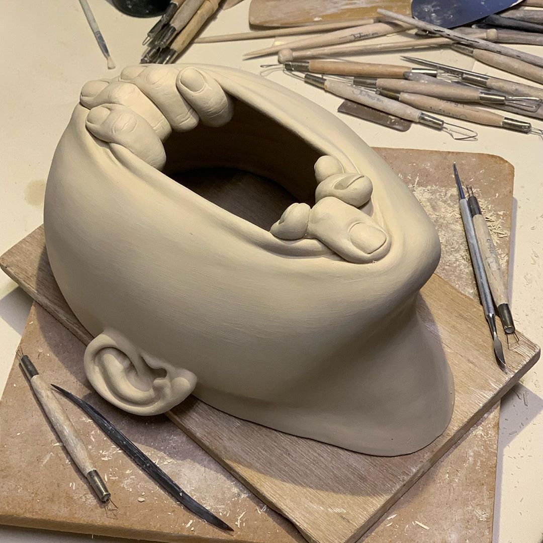 ceramic sculpture pop by johnson tsang