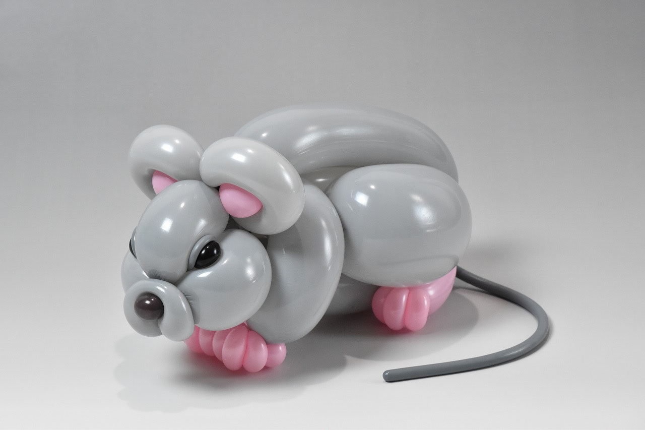 balloon sculptures mouse by masayoshi matsumoto