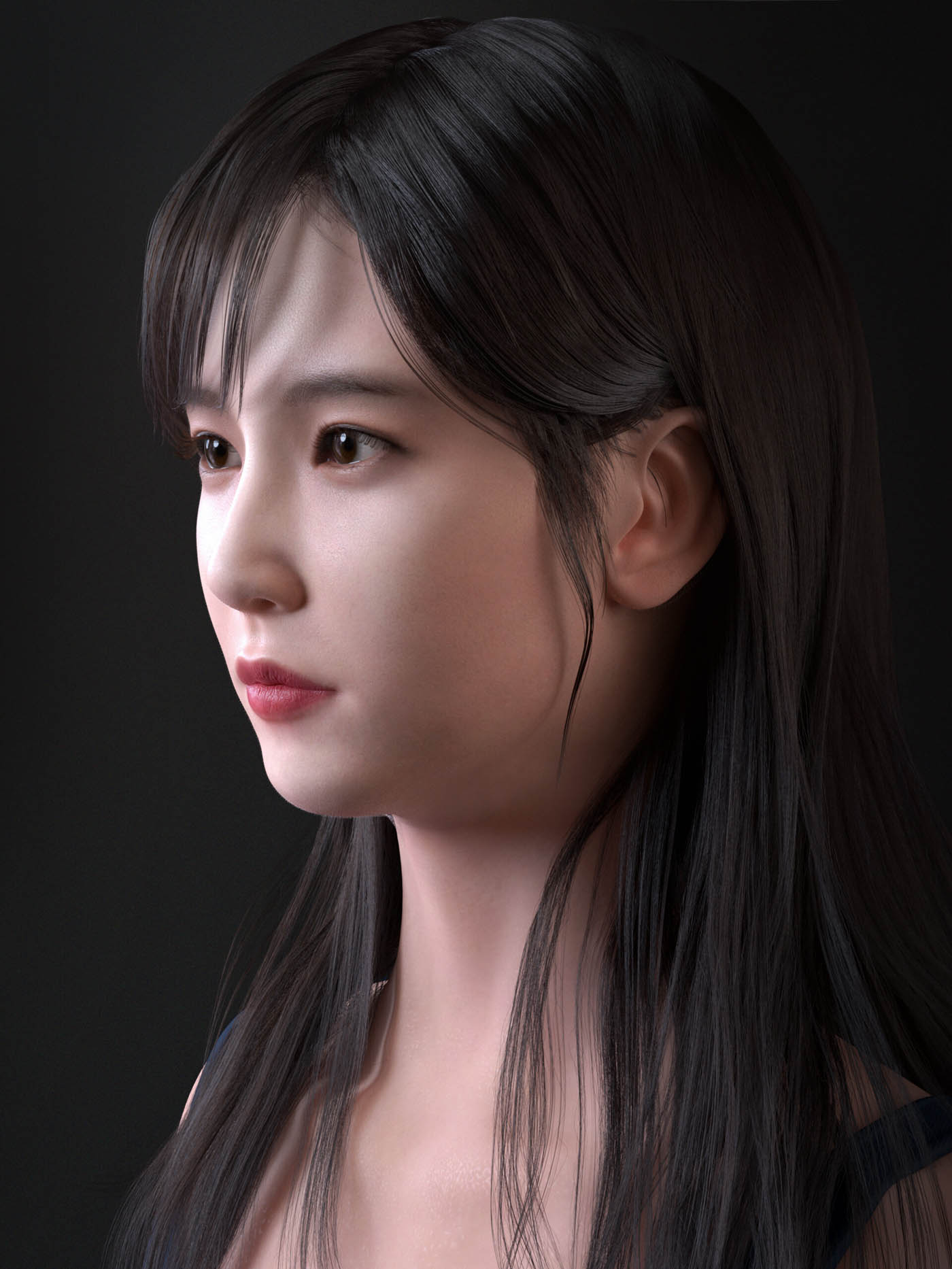 3d model woman by dong young hwang