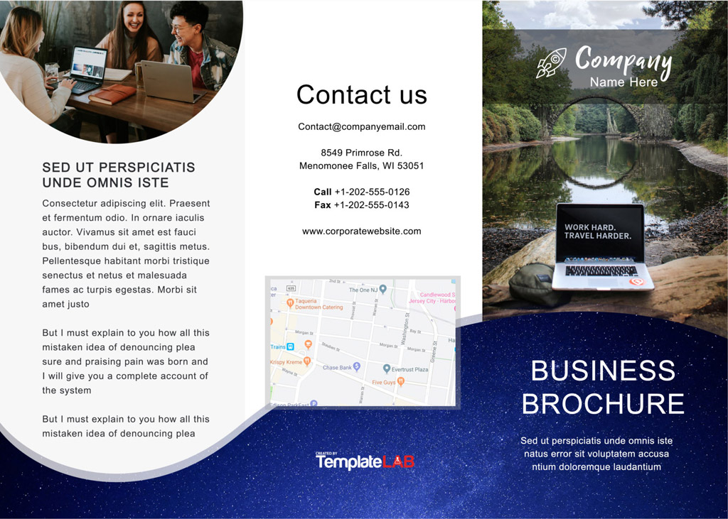company brochure design by template lab