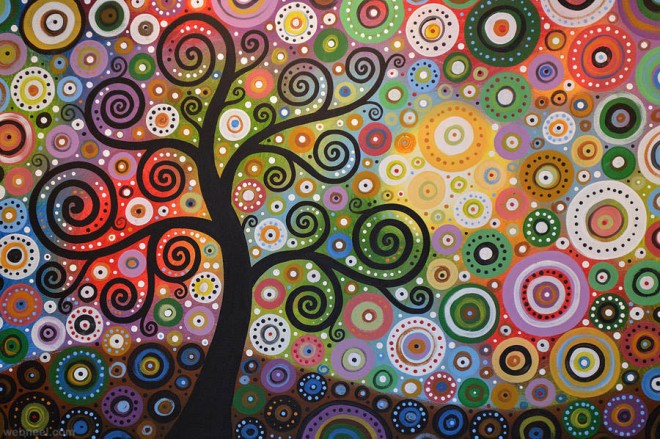 paintings of tree