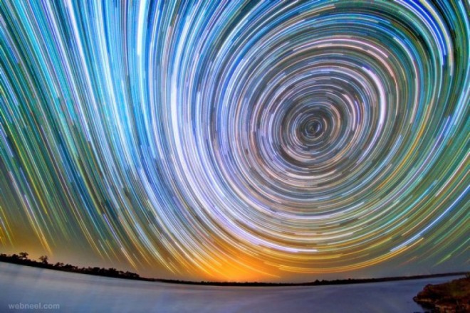 time lapse photography stars