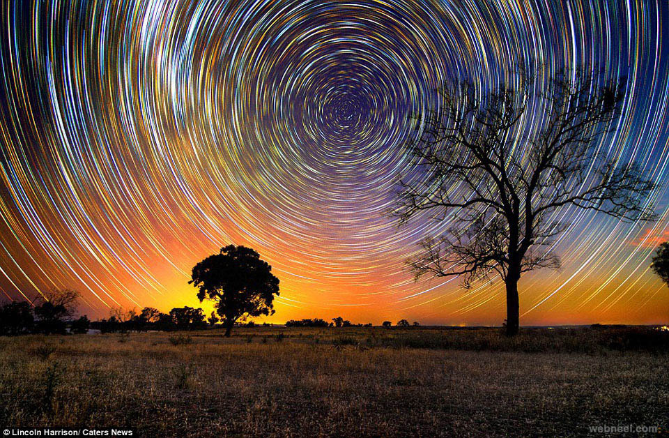 time lapse stars