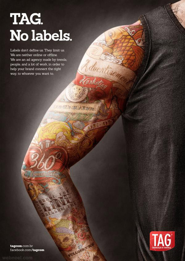 creative ads tattoo