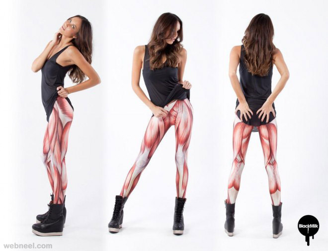 creative human anatomy leggings