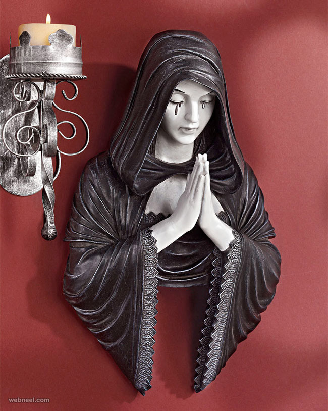 prayer wall sculpture by anne stokes