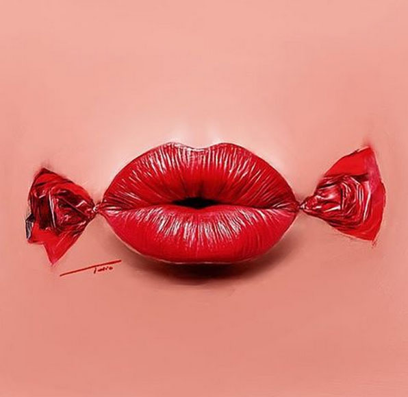 beautiful lip art by tolio