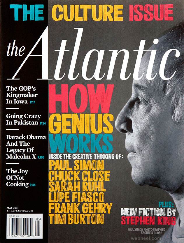 atlantic cover typography design