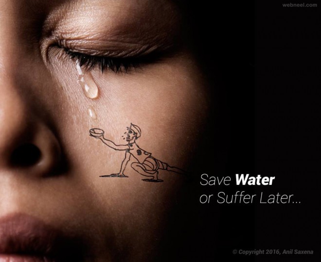 save water photo manipulation by anil saxena