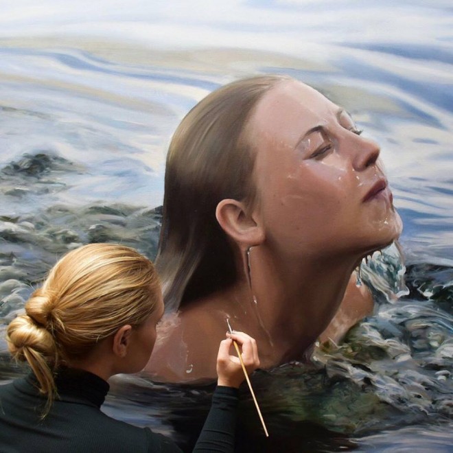 realistic painting by reisha perlmutter