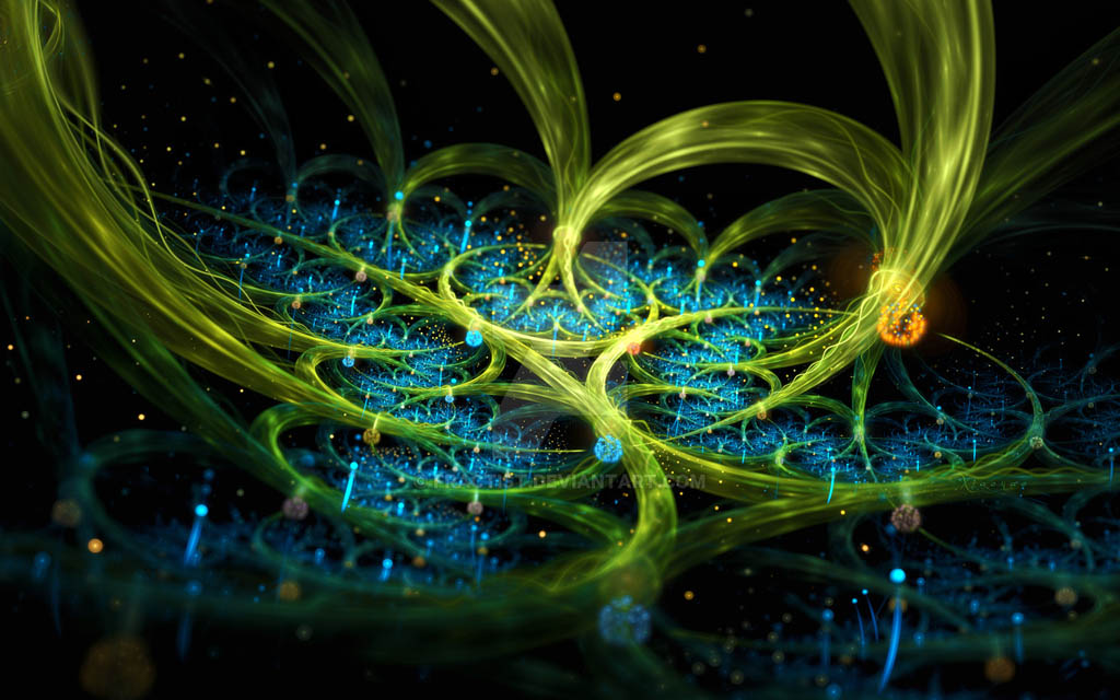 13-fireflies-digital-art-by-fractist
