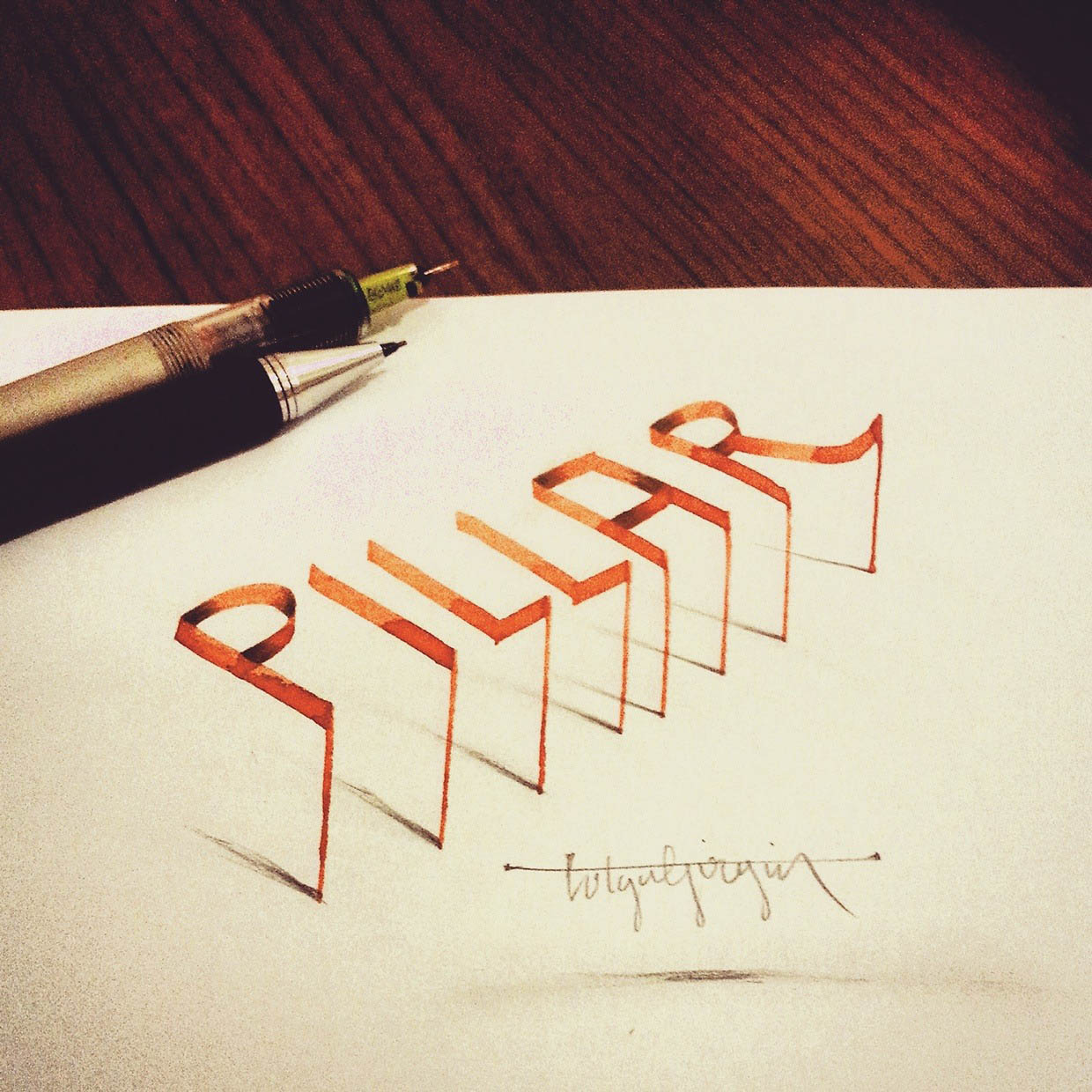 13-pillar-3d-calligraphy-by-tolga-girgin