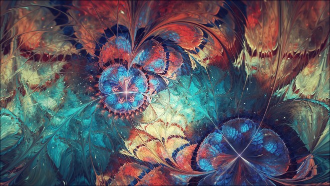 flower digital art by fractist