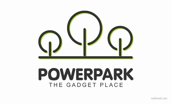 best logo design power park by andrewdietekoki