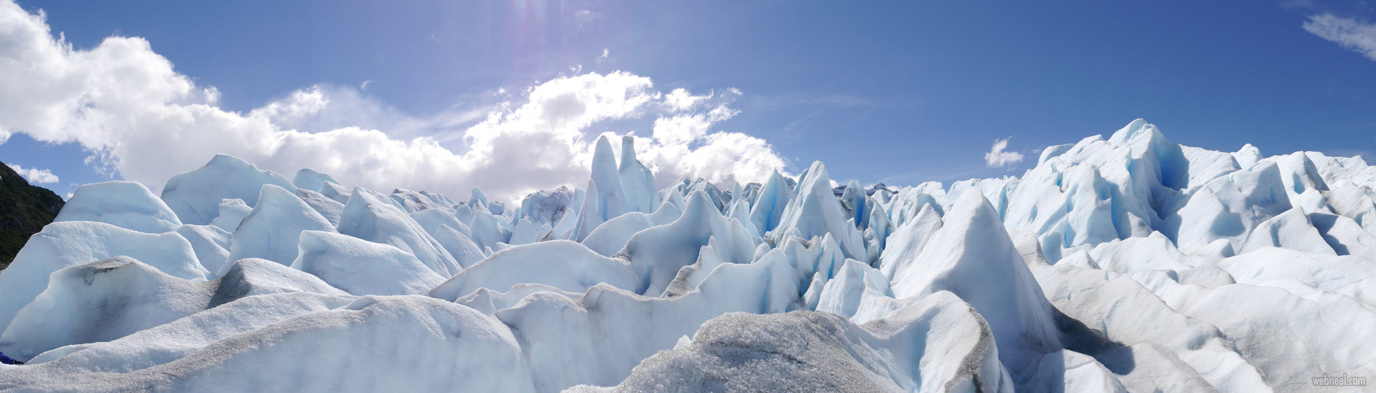 panoramic photography ice