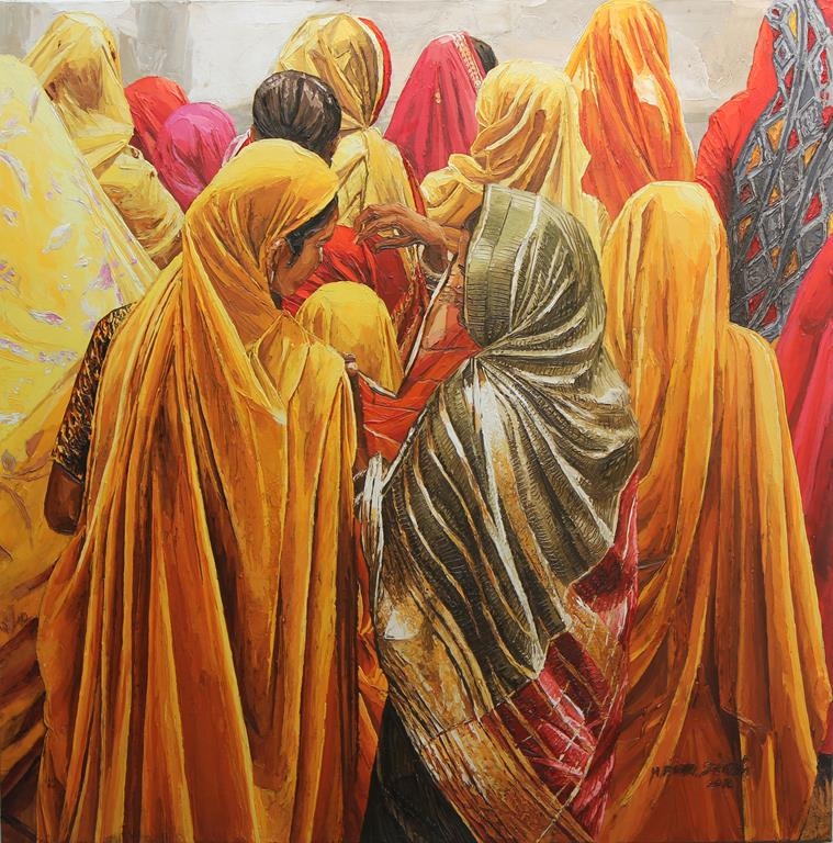 painting women by ramasuresh