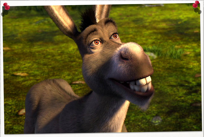 donkey shrek best animation movie character