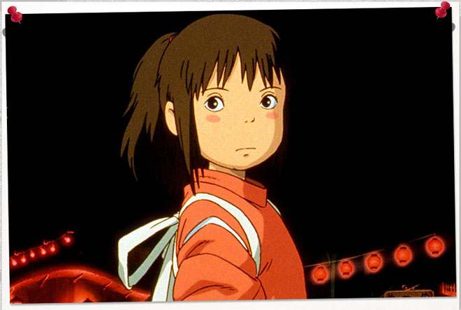 chihiro spirited away best animation movie character