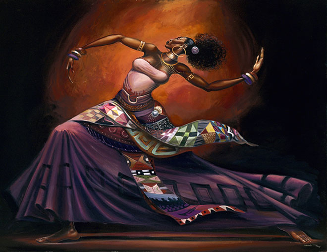 black woman art