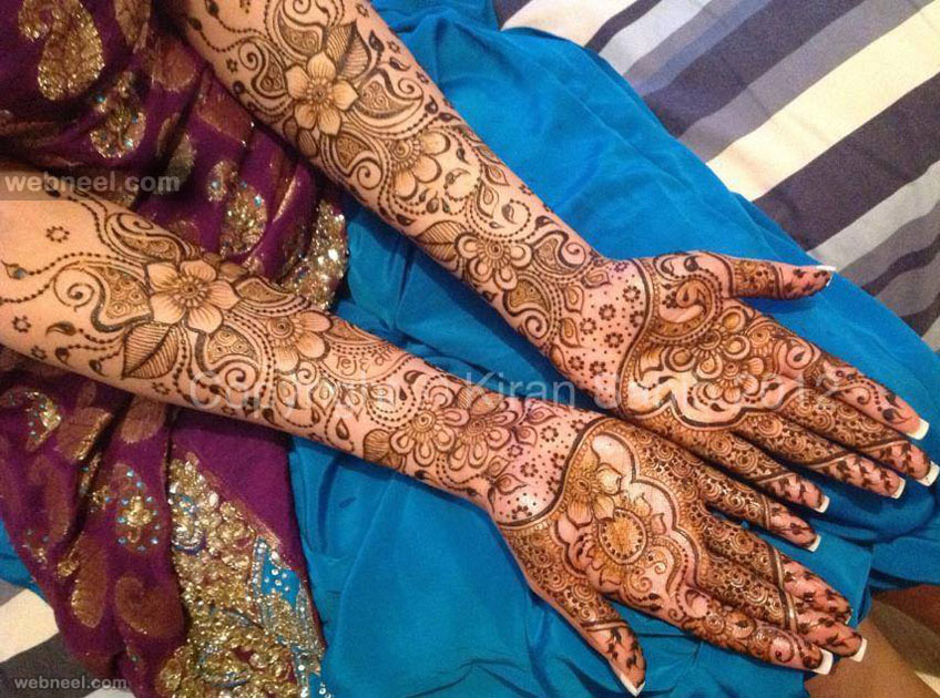 bridal mehndi designs by kiran