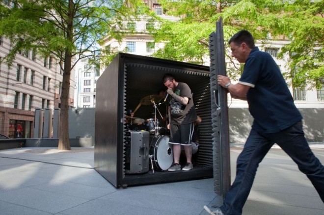lightbox sculpture in city london