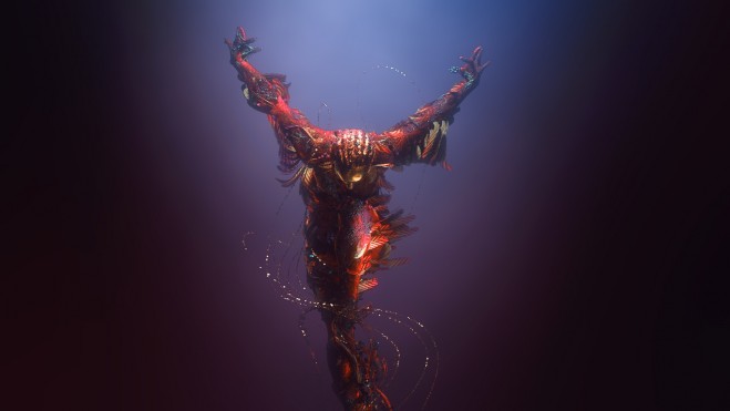 woman bird surreal artwork by plume