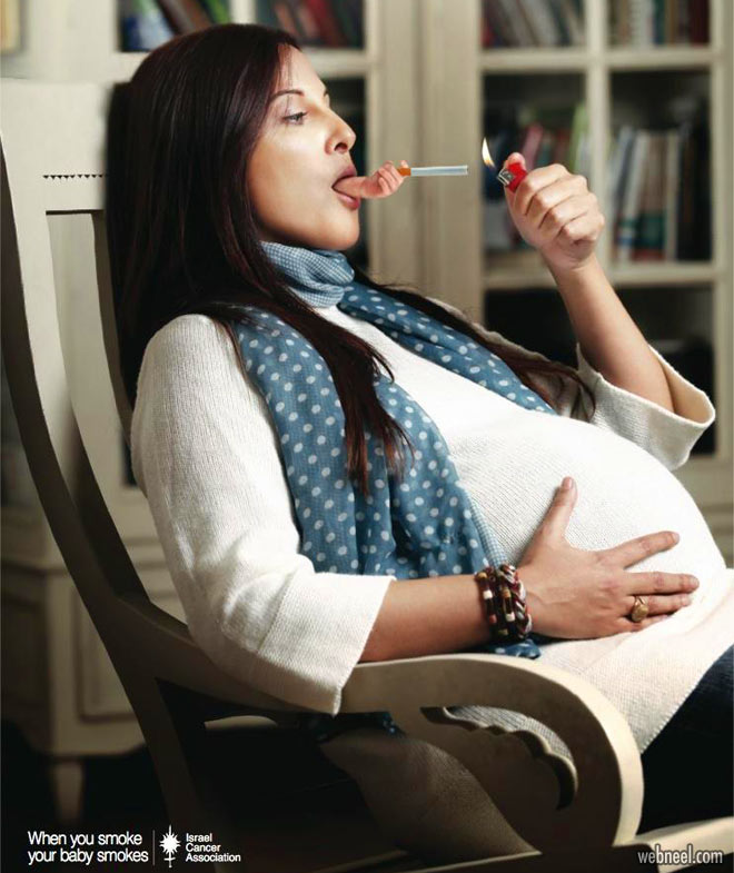 anti smoking ads pregnant campaign