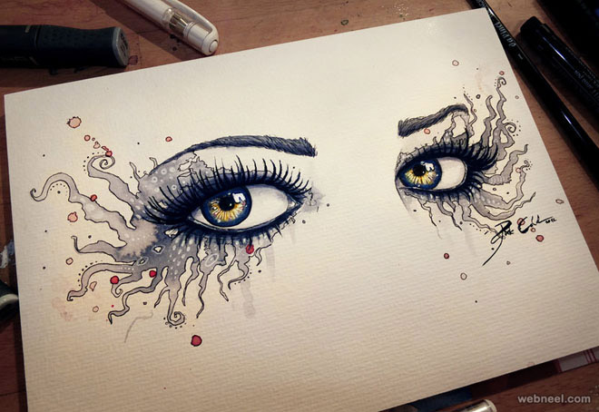 eye makeup painting