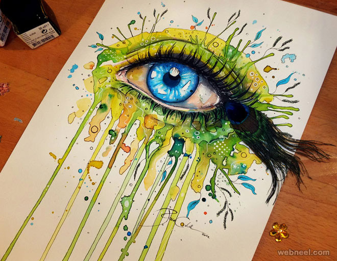 eye makeup painting