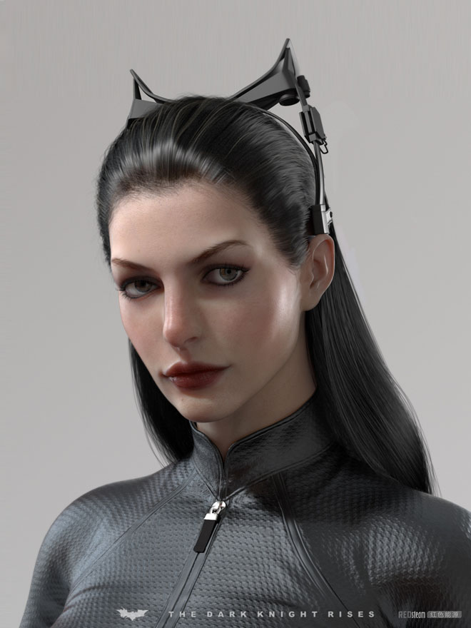 Catwoman Anne Hathaway 3D Game Art 2
