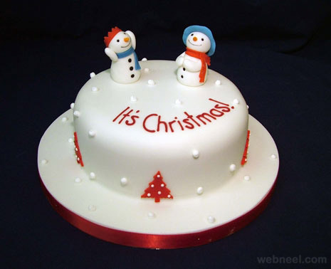 creative christmas cake