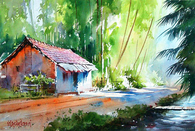 50 Best Watercolor Paintings From Top Artists Around The World - Water Color Painting Image