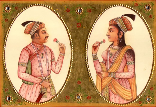 mughal painting akbar