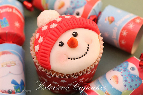 christmas cupcake