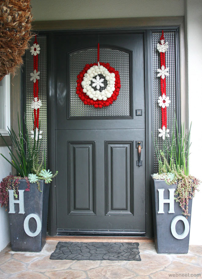 christmas door decoration idea