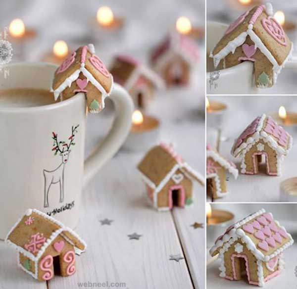 mini gingerbread house