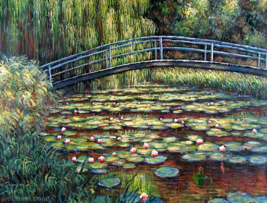 monet water lily painting