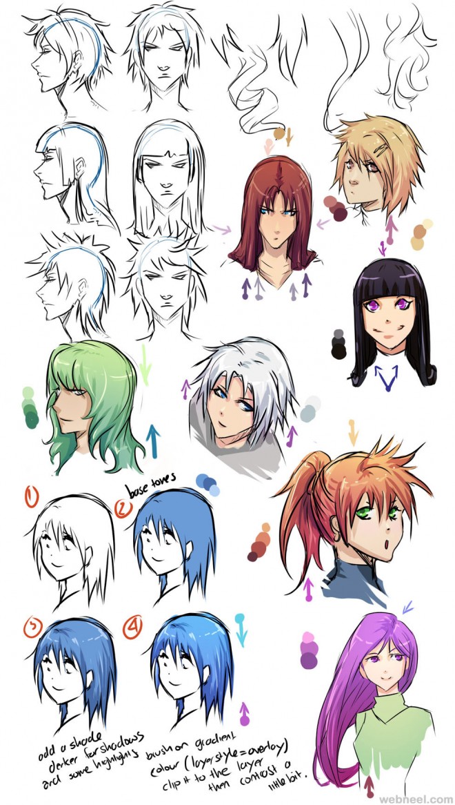 how to draw anime by moni