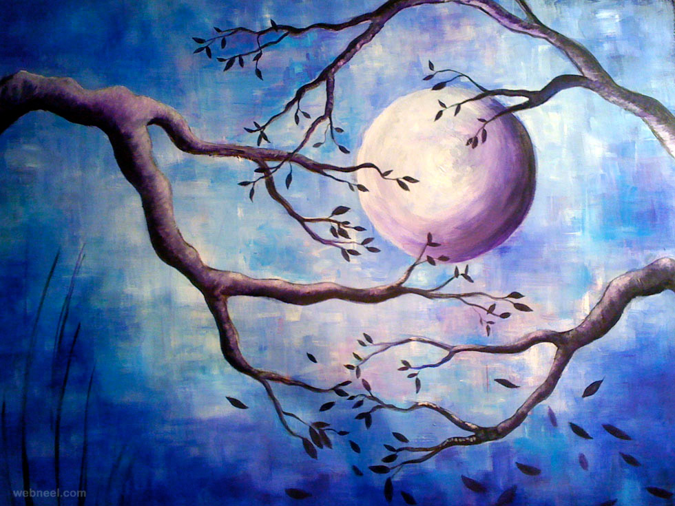 moon paintings