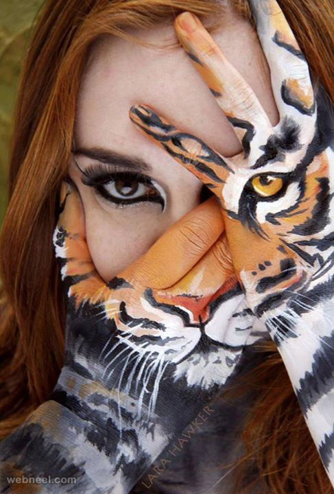 beautiful face painting idea by lara hawker