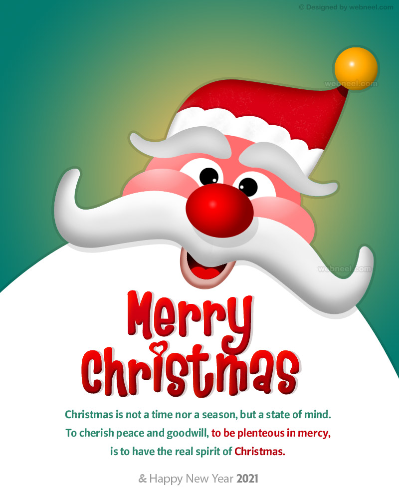 christmas greetings card design