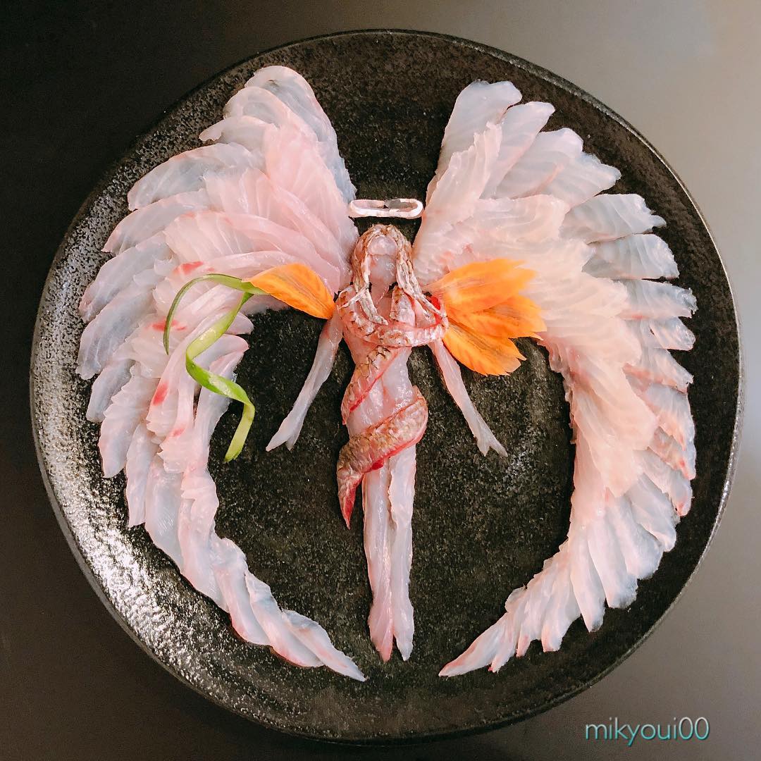 food art idea risingangel by mikyou